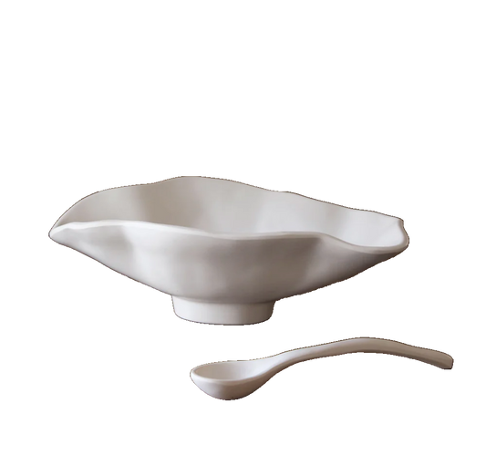 Vida Nube Small Oval Bowl w/Spoon
