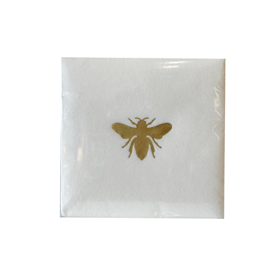 Bee Linun Beverage Napkins - 20 per pack
