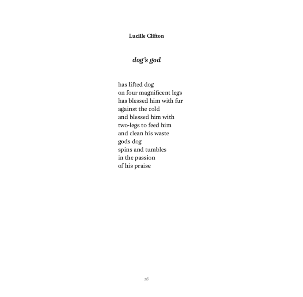 Dog Poems: An Anthology