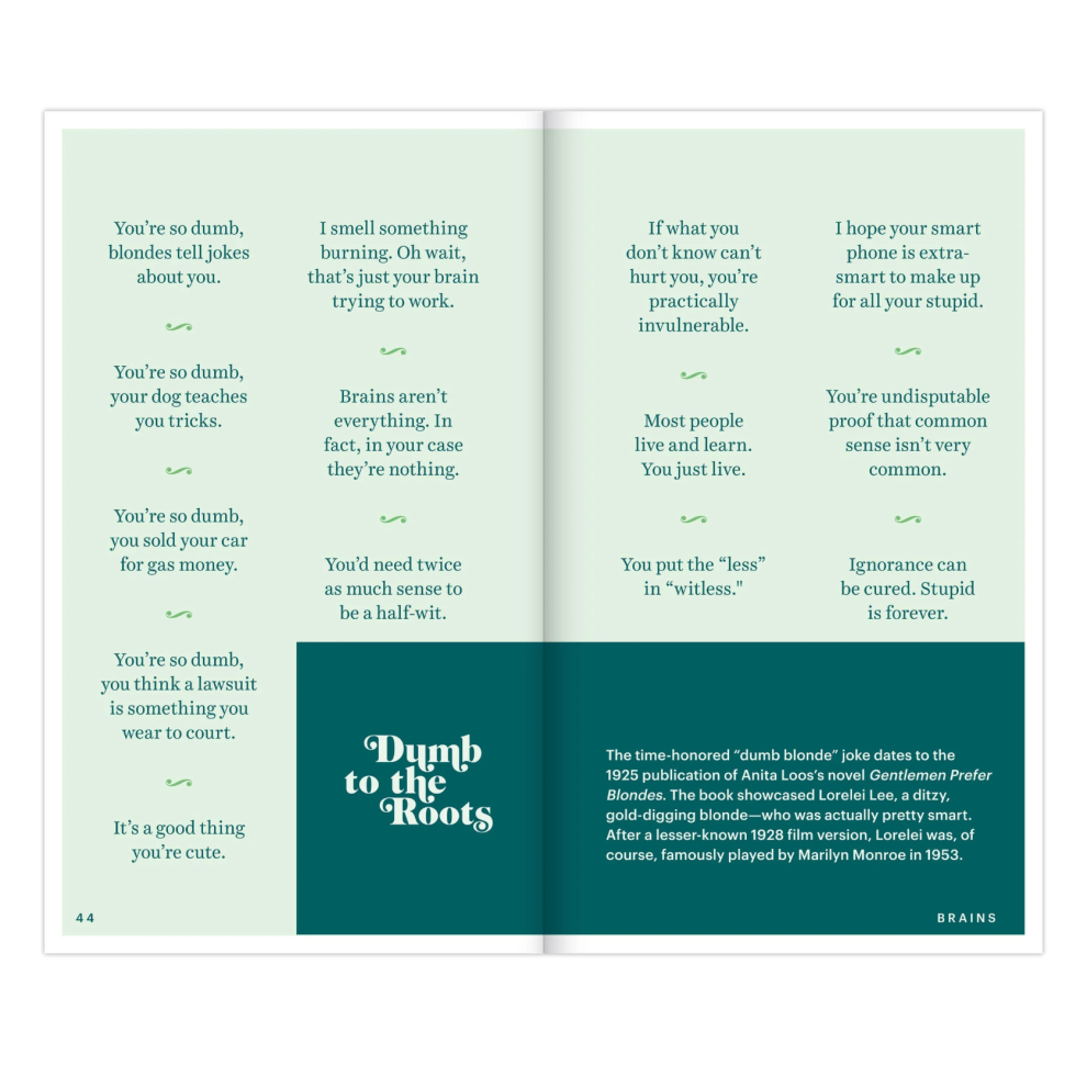 Insults & Comebacks Lines for All Occasions