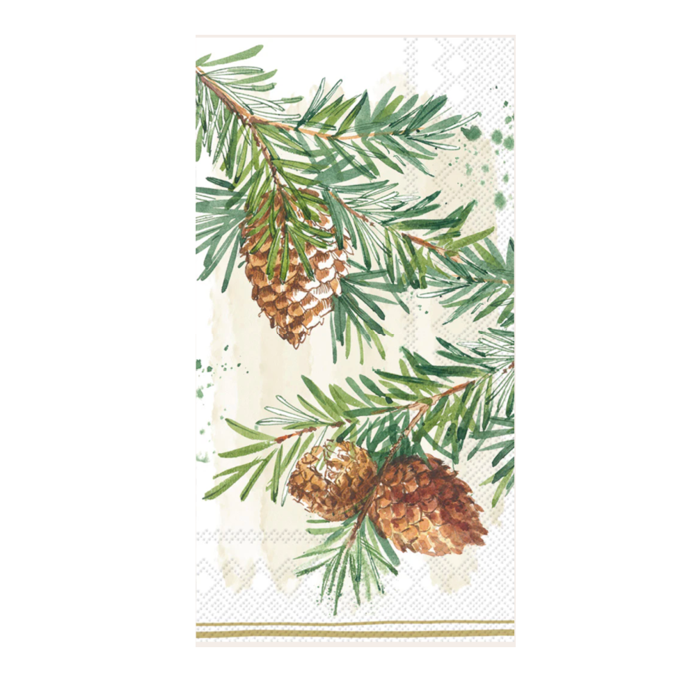 Pine Branches Guest Towels