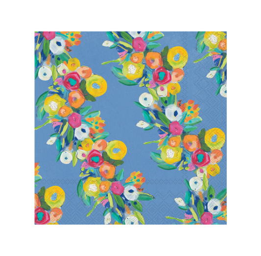 Cheerful Blossoms Cocktail Napkin
