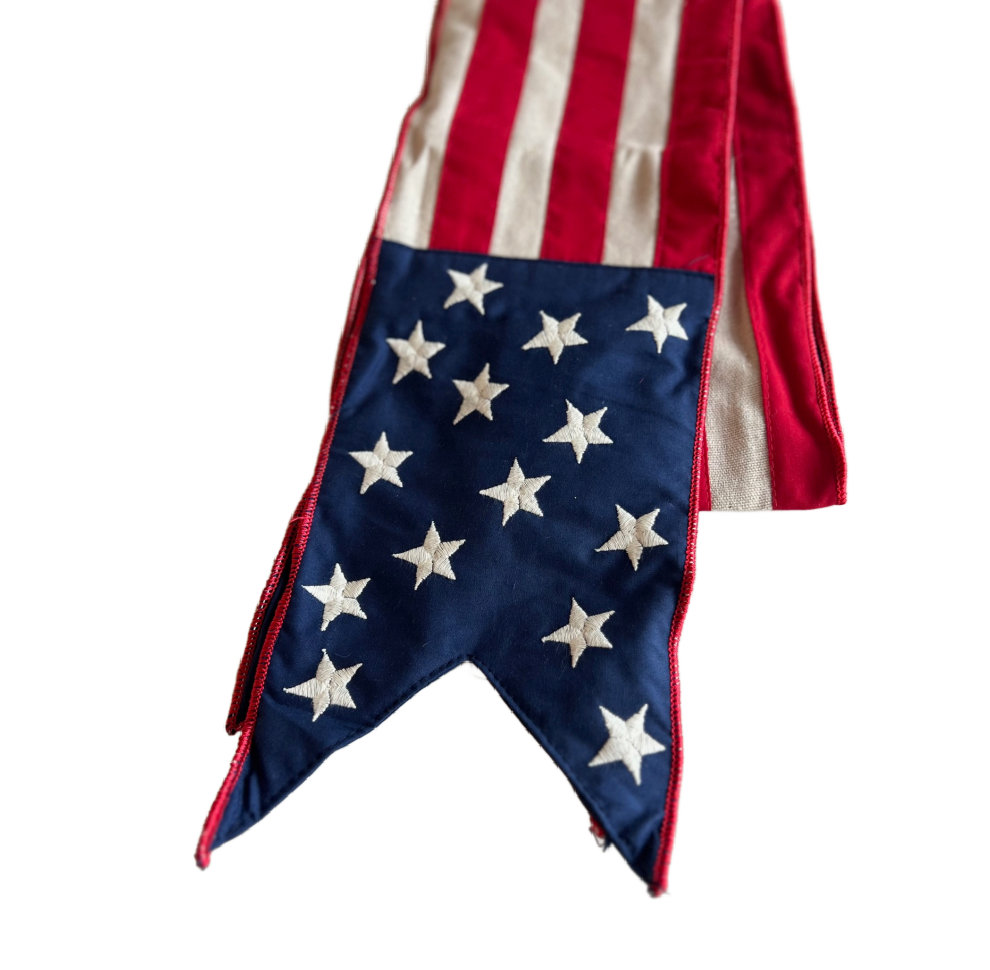 American Flag Wreath Sash