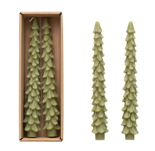 Unscented Tree Shaped Candle