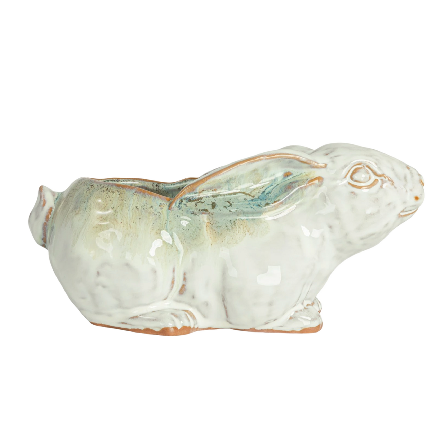 Stoneware Rabbit Planter