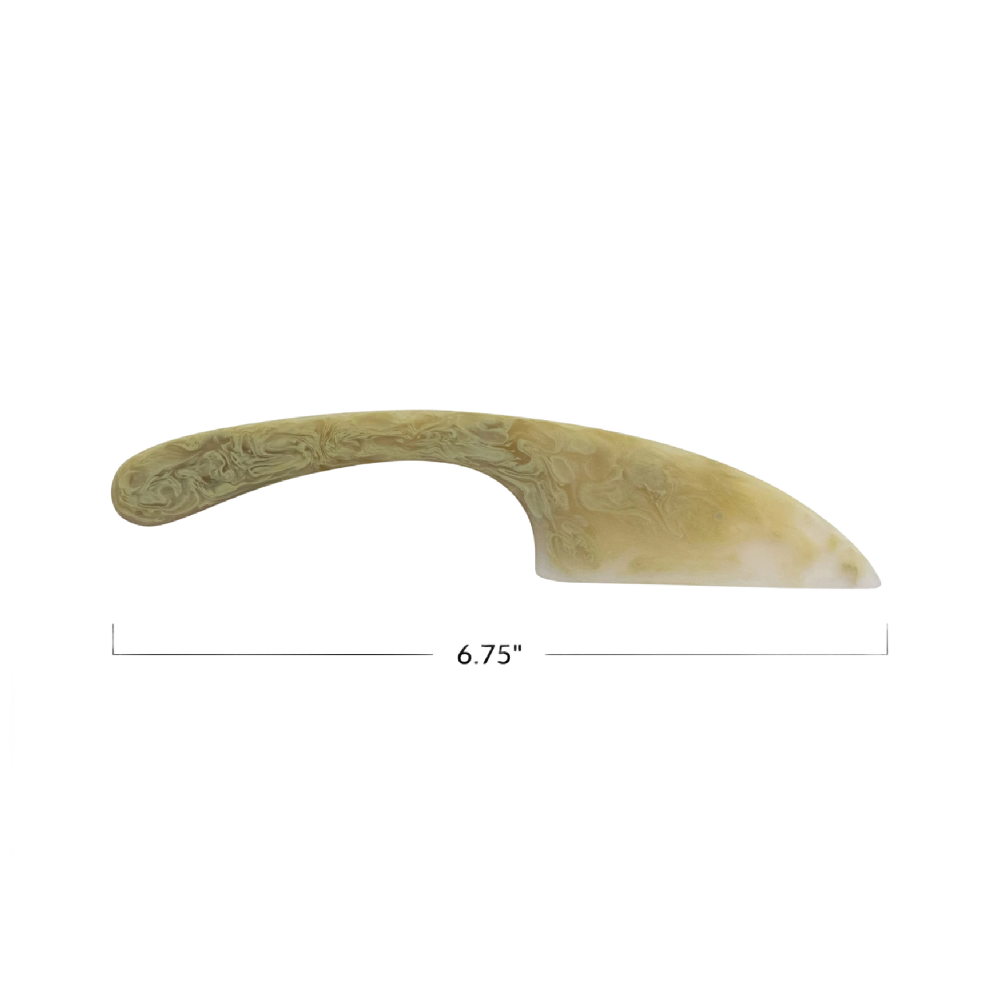 Marbled Resin Cheese Knife