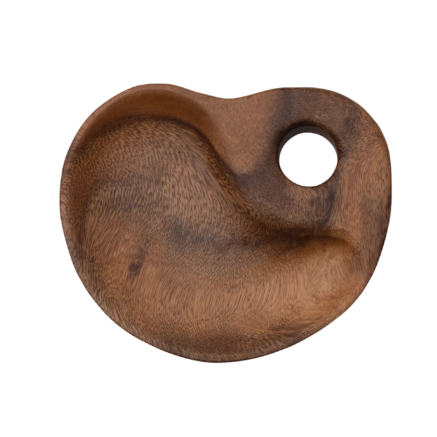 Acacia Wood Tray with Handle