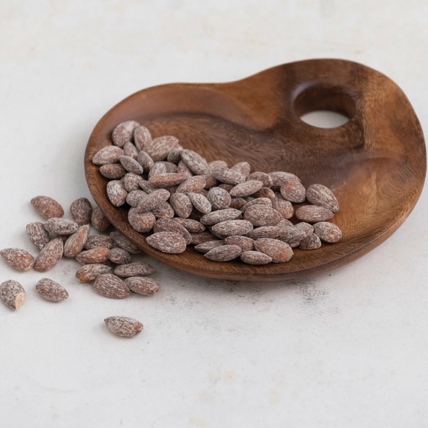 Acacia Wood Tray with Handle