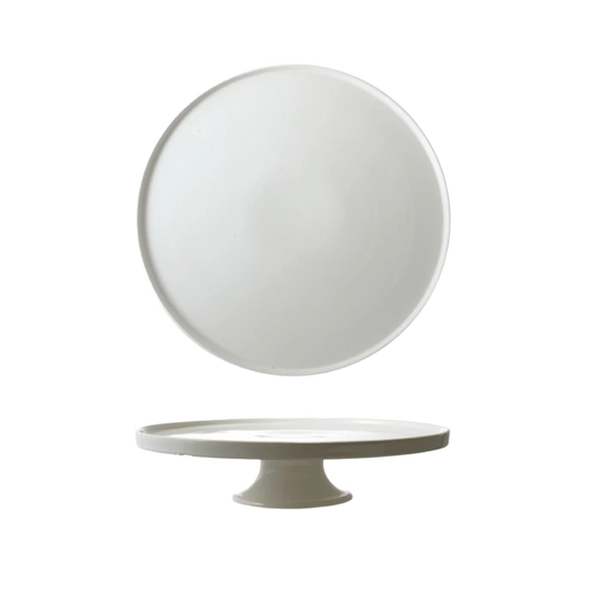 Stoneware Pedestal w/lip