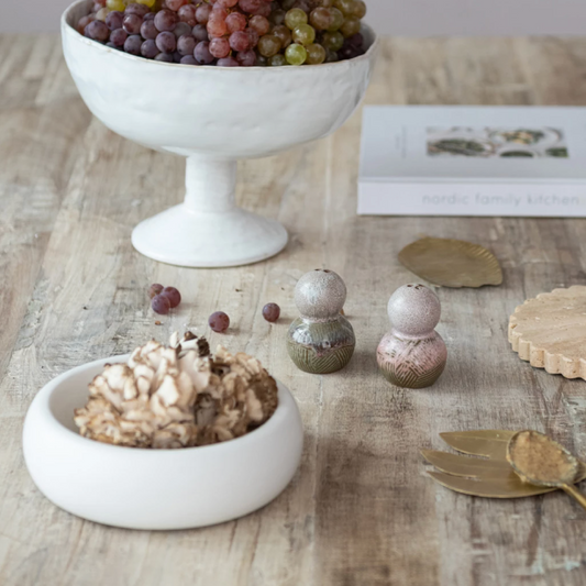 Matte White Ceramic Bowl