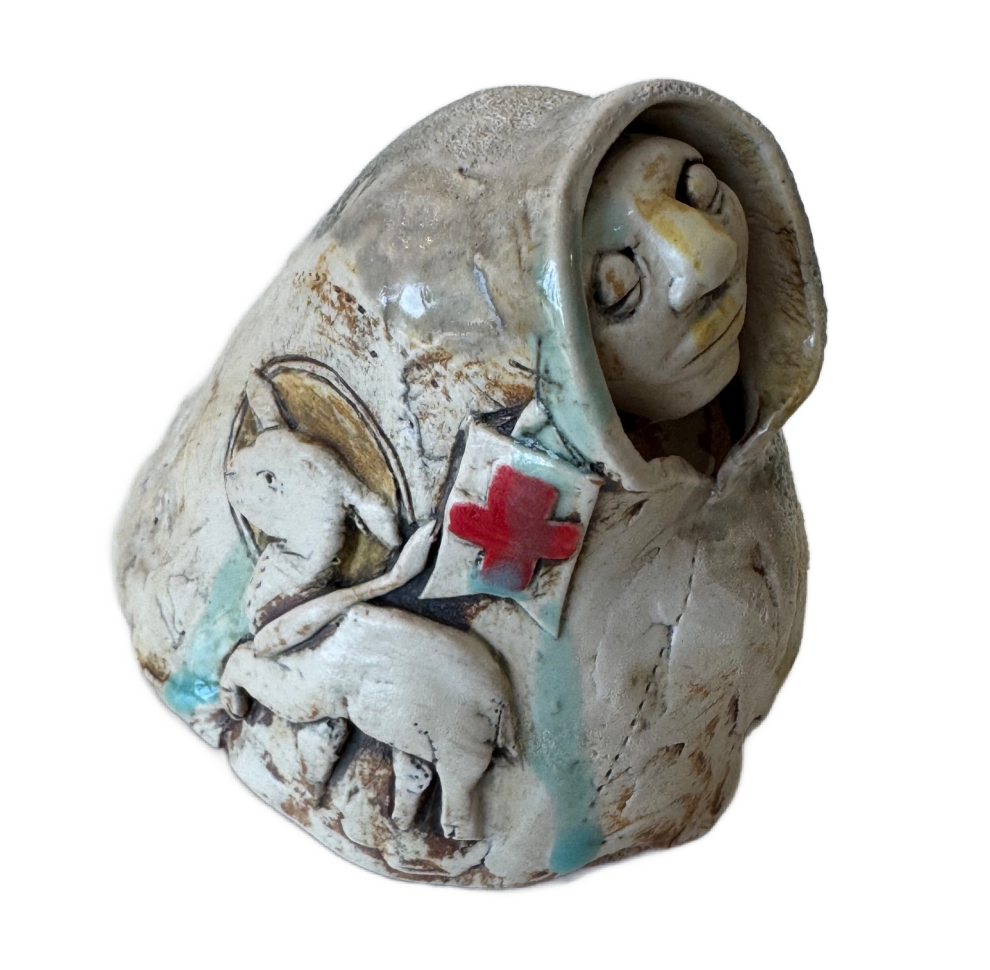 Monk #4 - Handmade Pottery