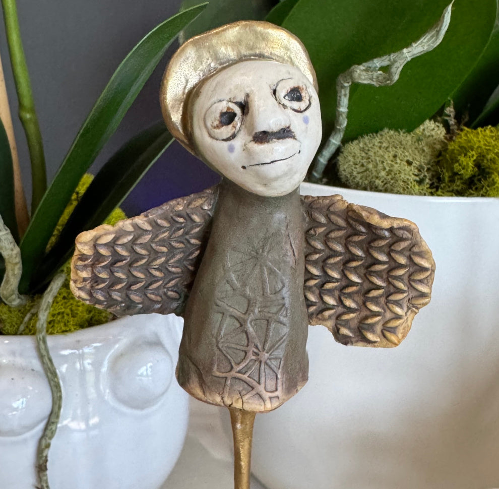 Small Angel on Stand #1
