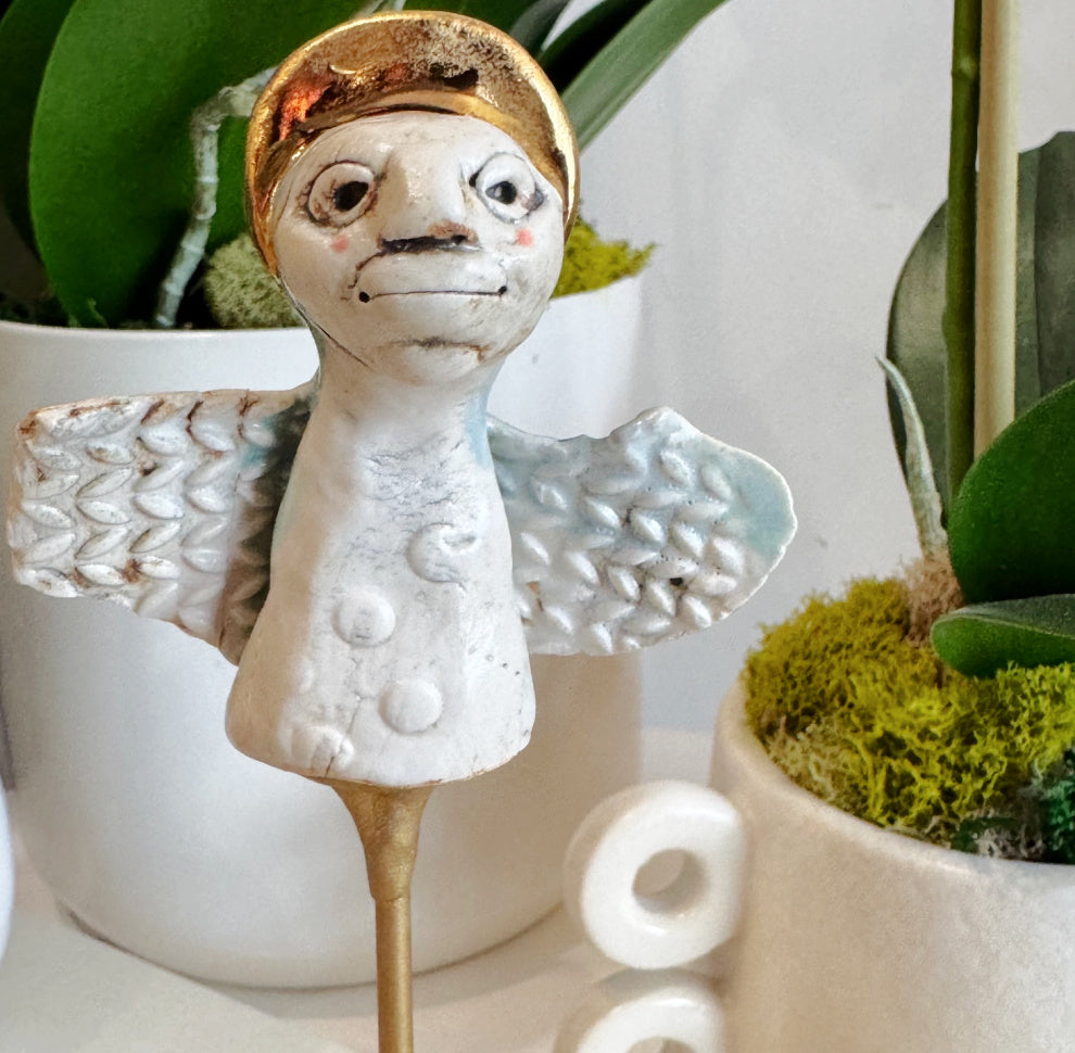 Small Angel on Stand #3