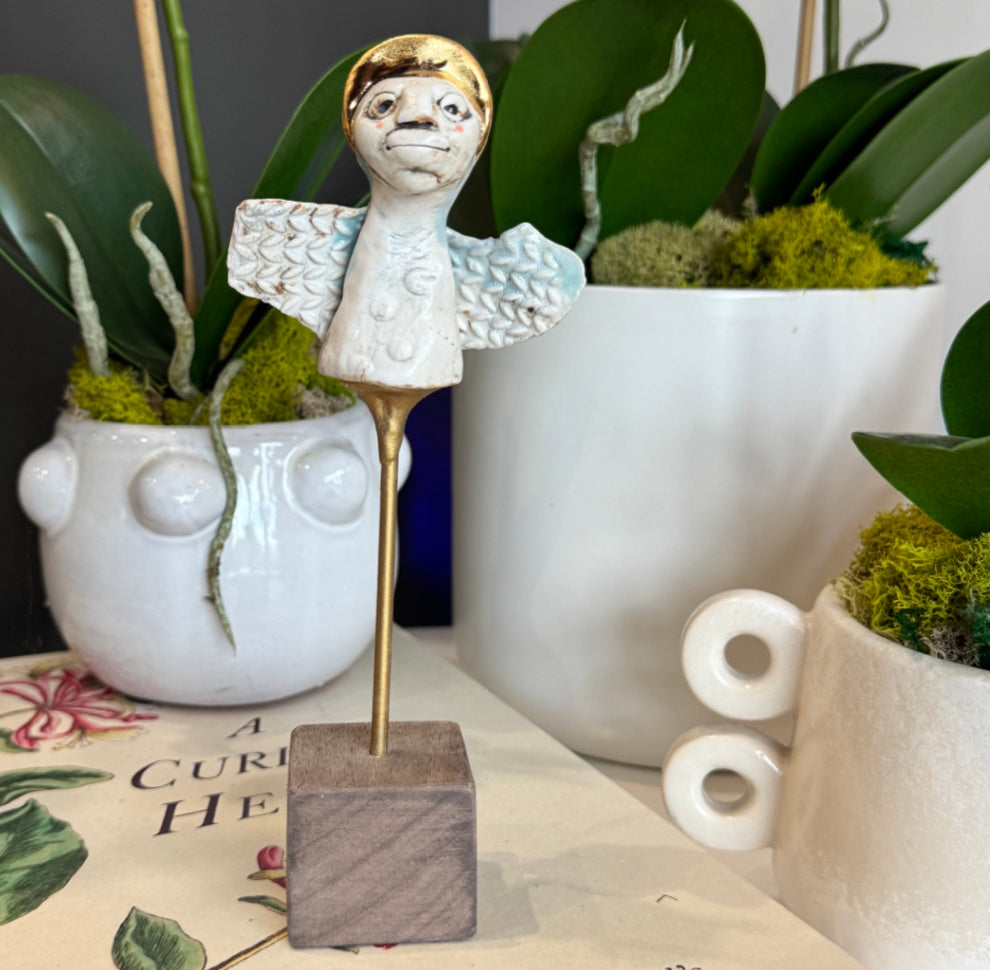 Small Angel on Stand #3