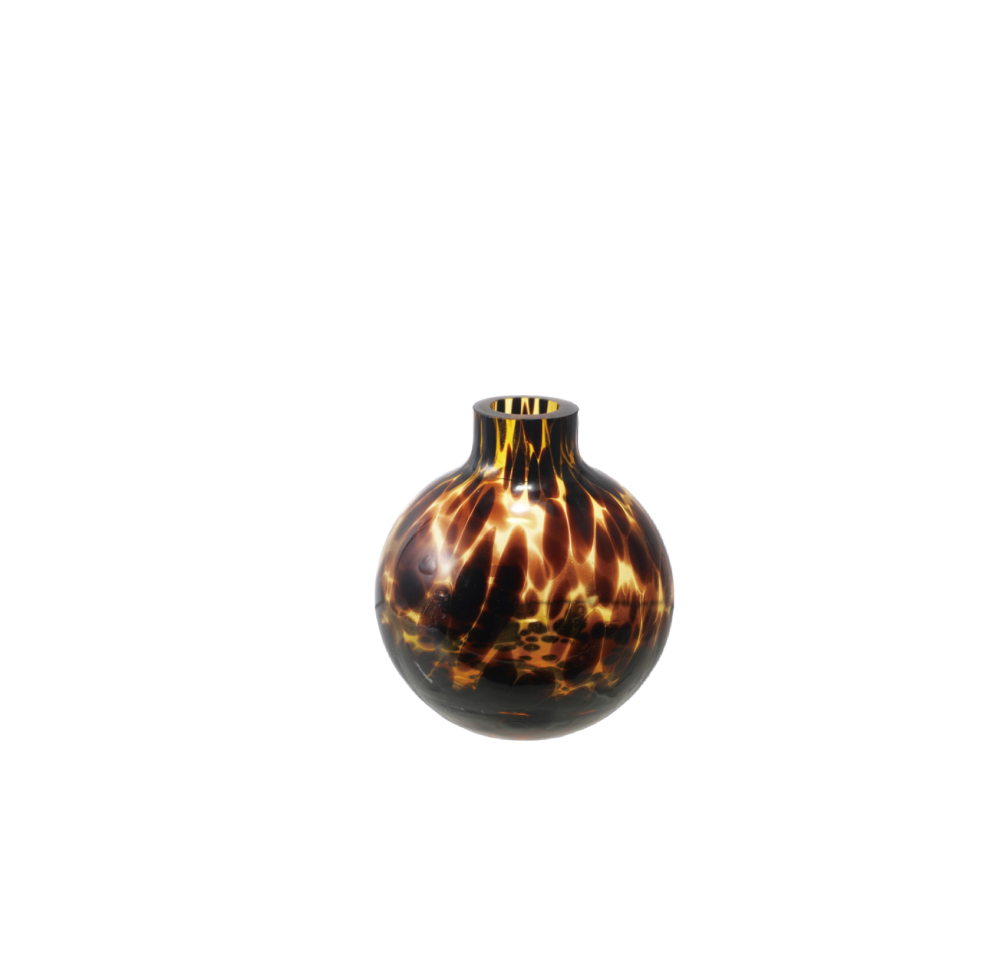 Tortoise Glass Vase