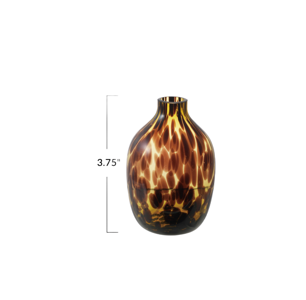 Tortoise Glass Vase