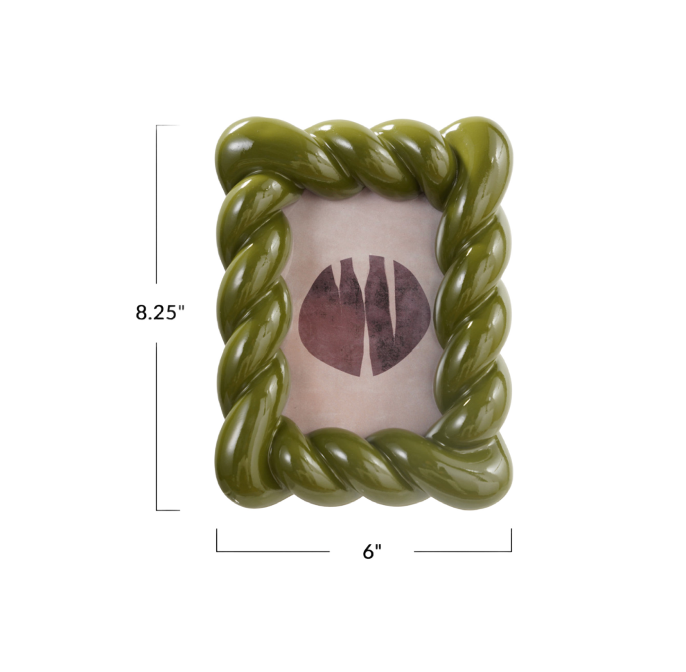 4x6 Resin Twisted Photo Frame