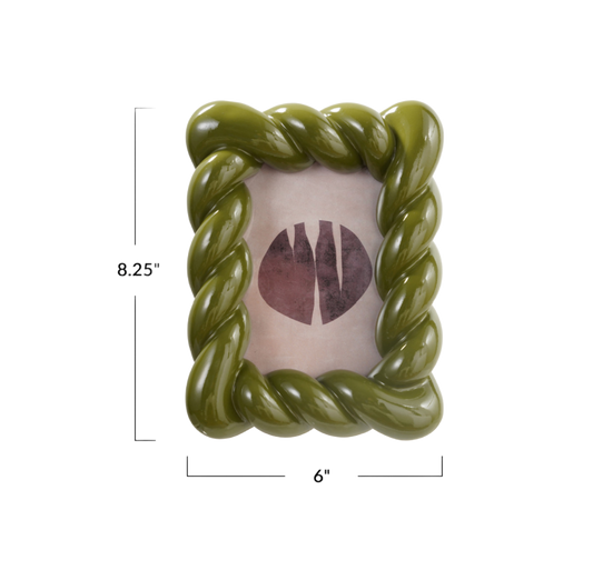 4x6 Resin Twisted Photo Frame