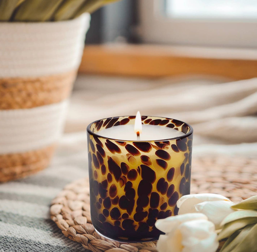 Sugared Amber Tortoise Soy Blend Candle