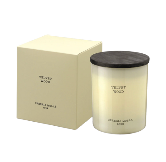 Velvet Wood Candle