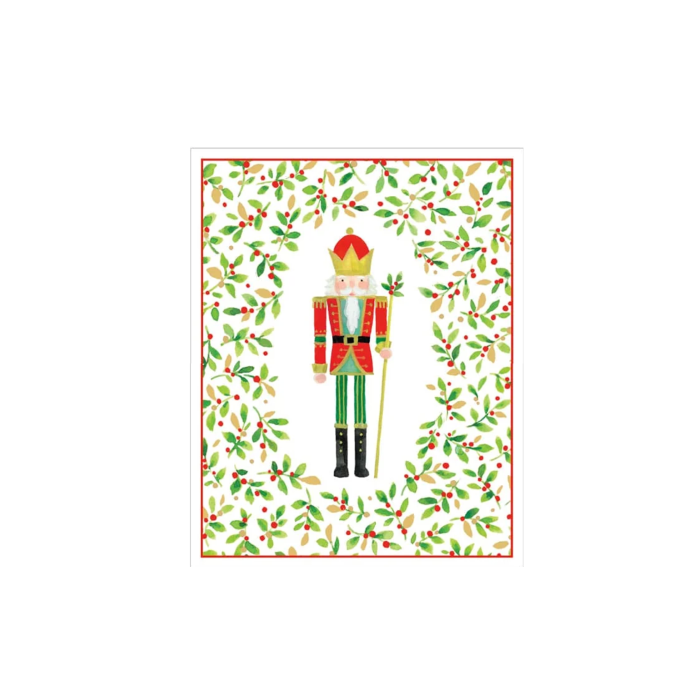 Nutcracker And Sprigs Petite Boxed Christmas Cards