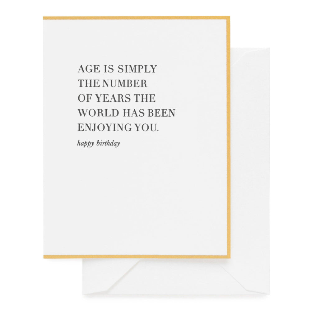 The Number of Years