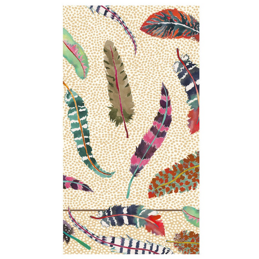 Plumage Caspari Guest Towel Napkin