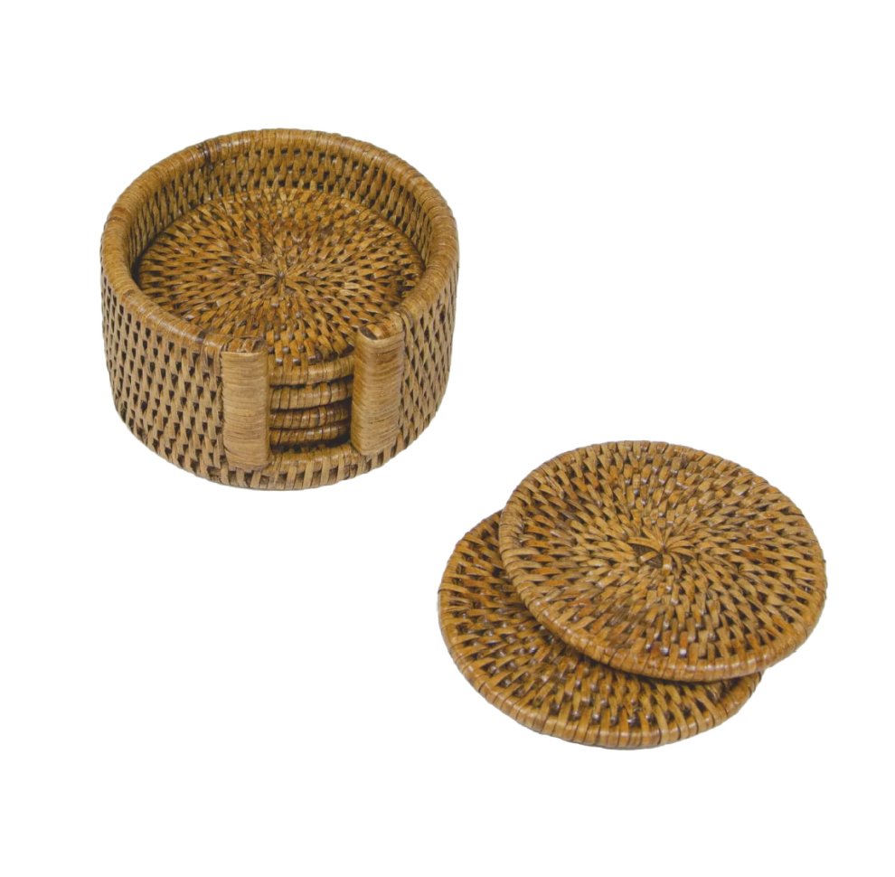 Rattan Coaster