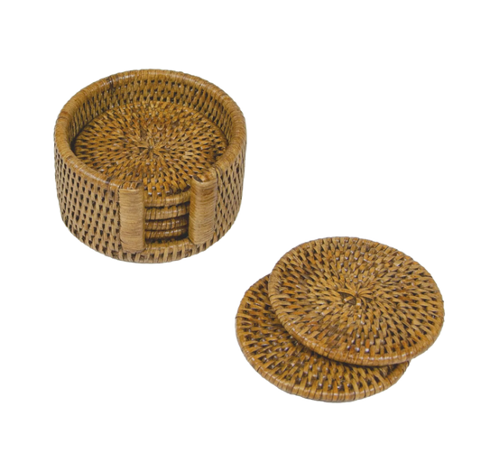 Rattan Coaster