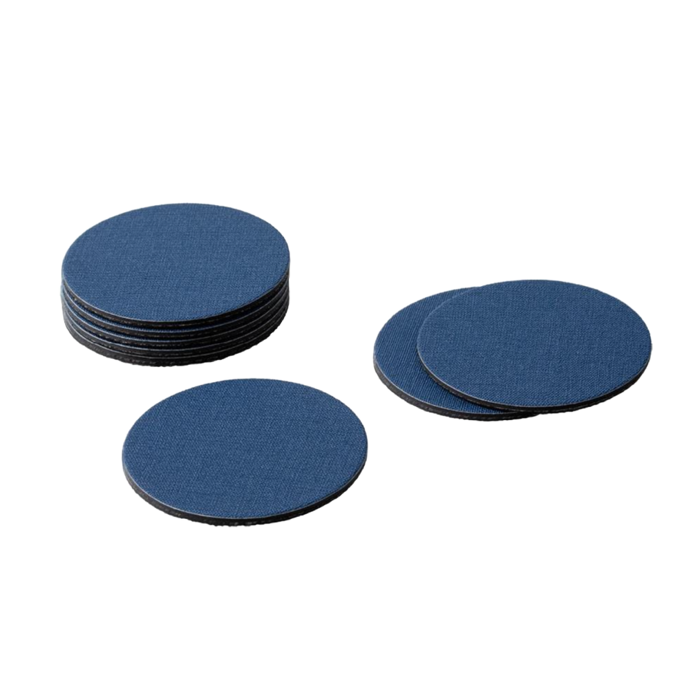 Canvas Navy Coaster