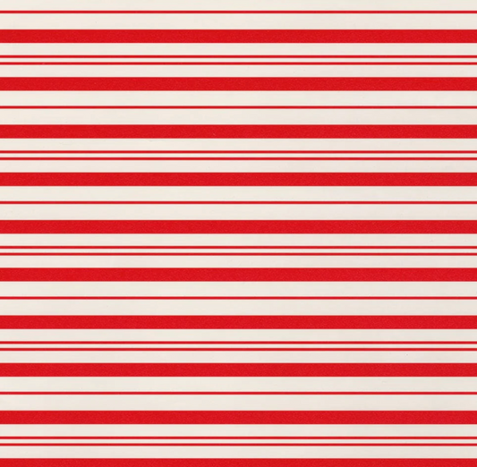 Candy Stripe Red/White Wrapping Paper
