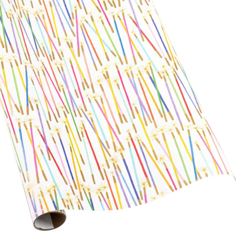Party Candles Wrapping Paper