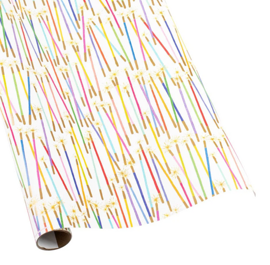 Party Candles Wrapping Paper