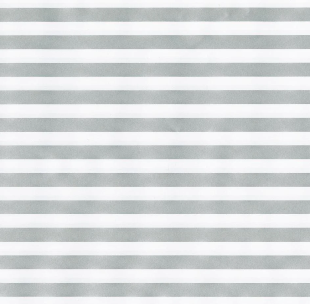 Club Stripe Gold/Silver Reversible Gift Wrapping Paper