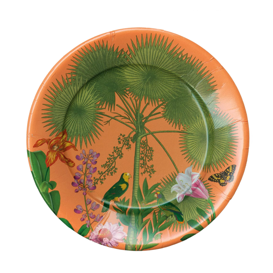Paradise Garden Dinner Paper Plate