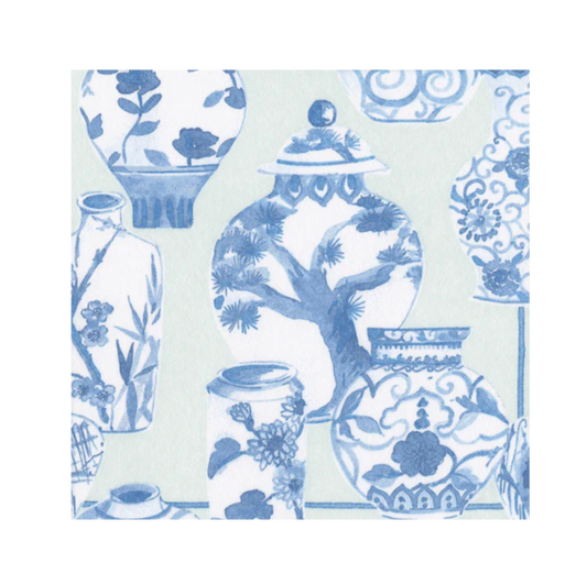 Glazed Porcelain Cocktail Napkin