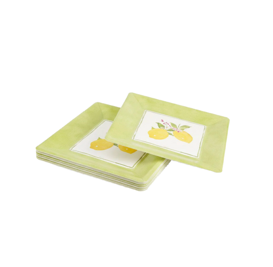 Limoncello Sq Dessert Paper Plate