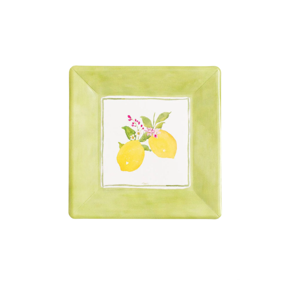 Limoncello Sq Dessert Paper Plate