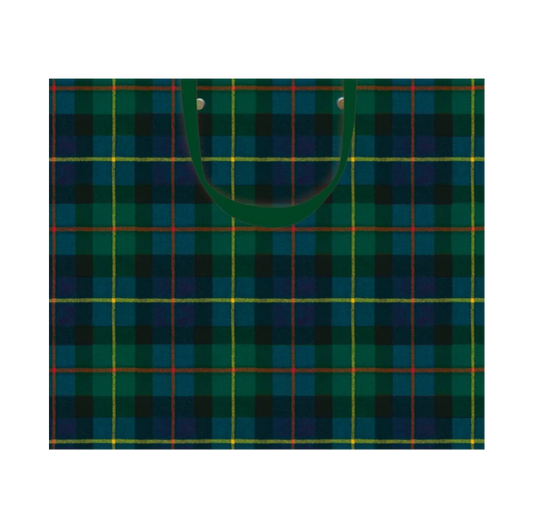 William Tartan Blue Large Gift Bag