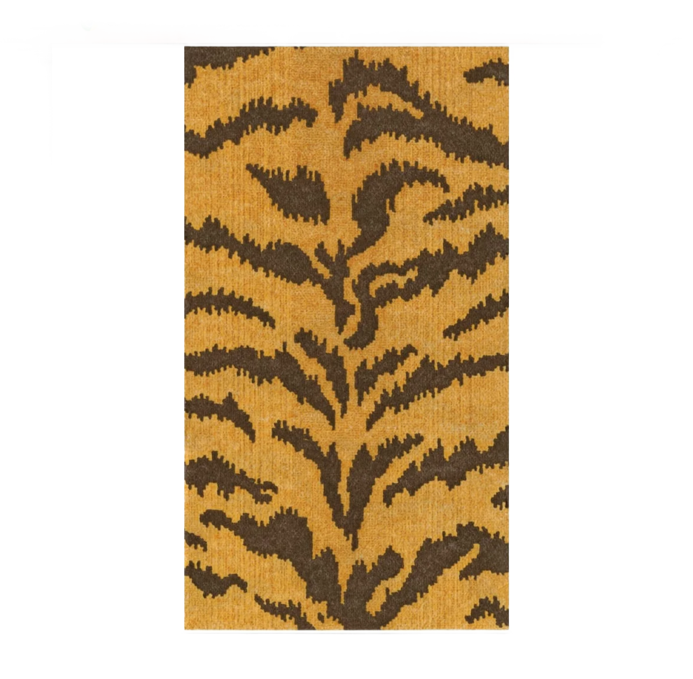 Tigre Golden Caspari Guest Towel Napkin