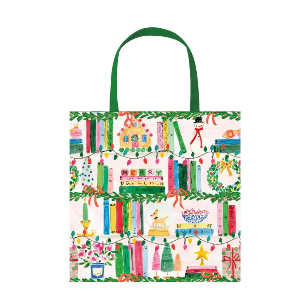 Christmas Shelfie Small Square Gift Bag