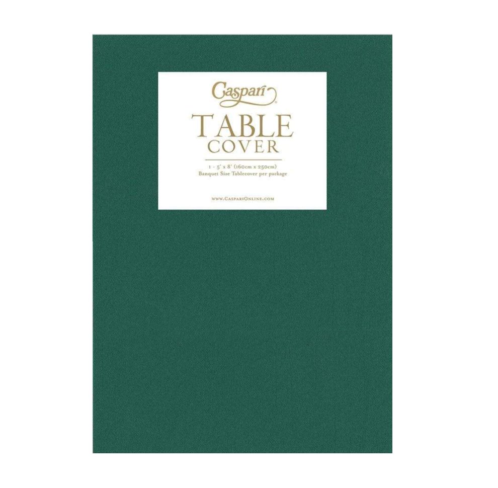 Hunter Green Paper Linen Airlaid Tablecover