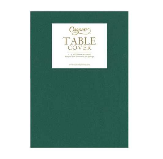Hunter Green Paper Linen Airlaid Tablecover