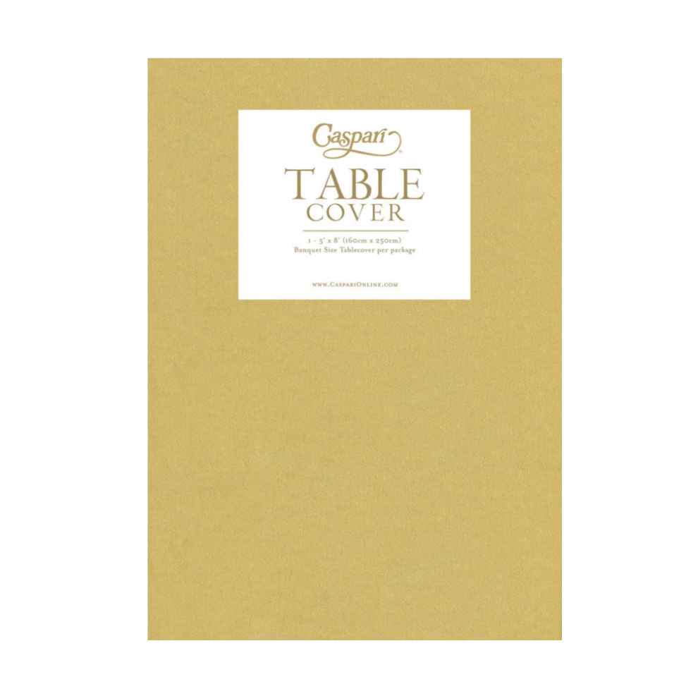 Gold Paper Linen Airlaid Tablecover