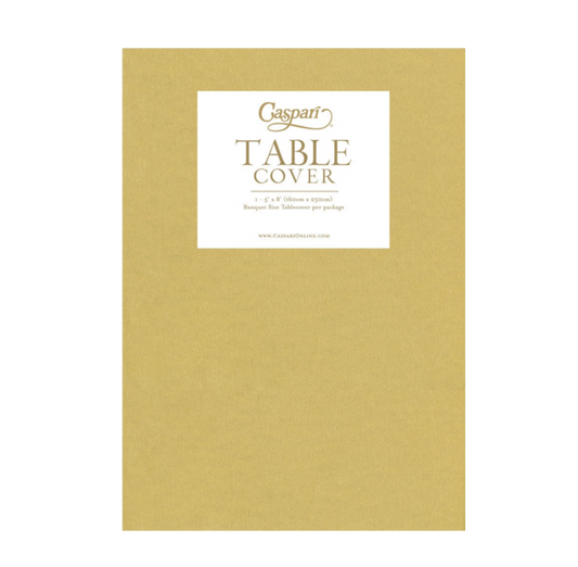 Gold Paper Linen Airlaid Tablecover