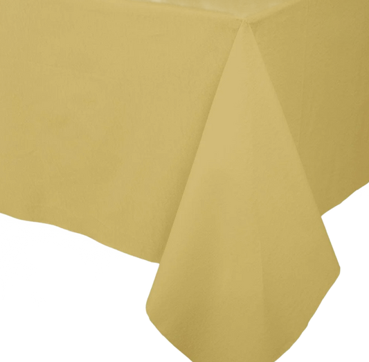 Gold Paper Linen Airlaid Tablecover