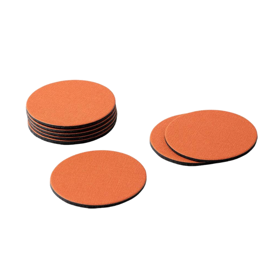 Canvas Orange Coaster