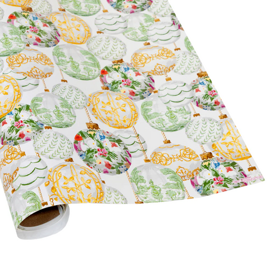 Savannah Ornamanent Caspari Wrapping Paper