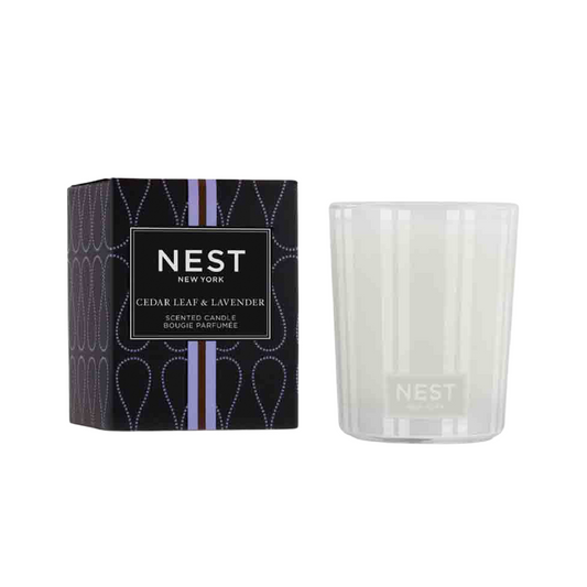 Cedar Leaf & Classic Votive Candle by NEST