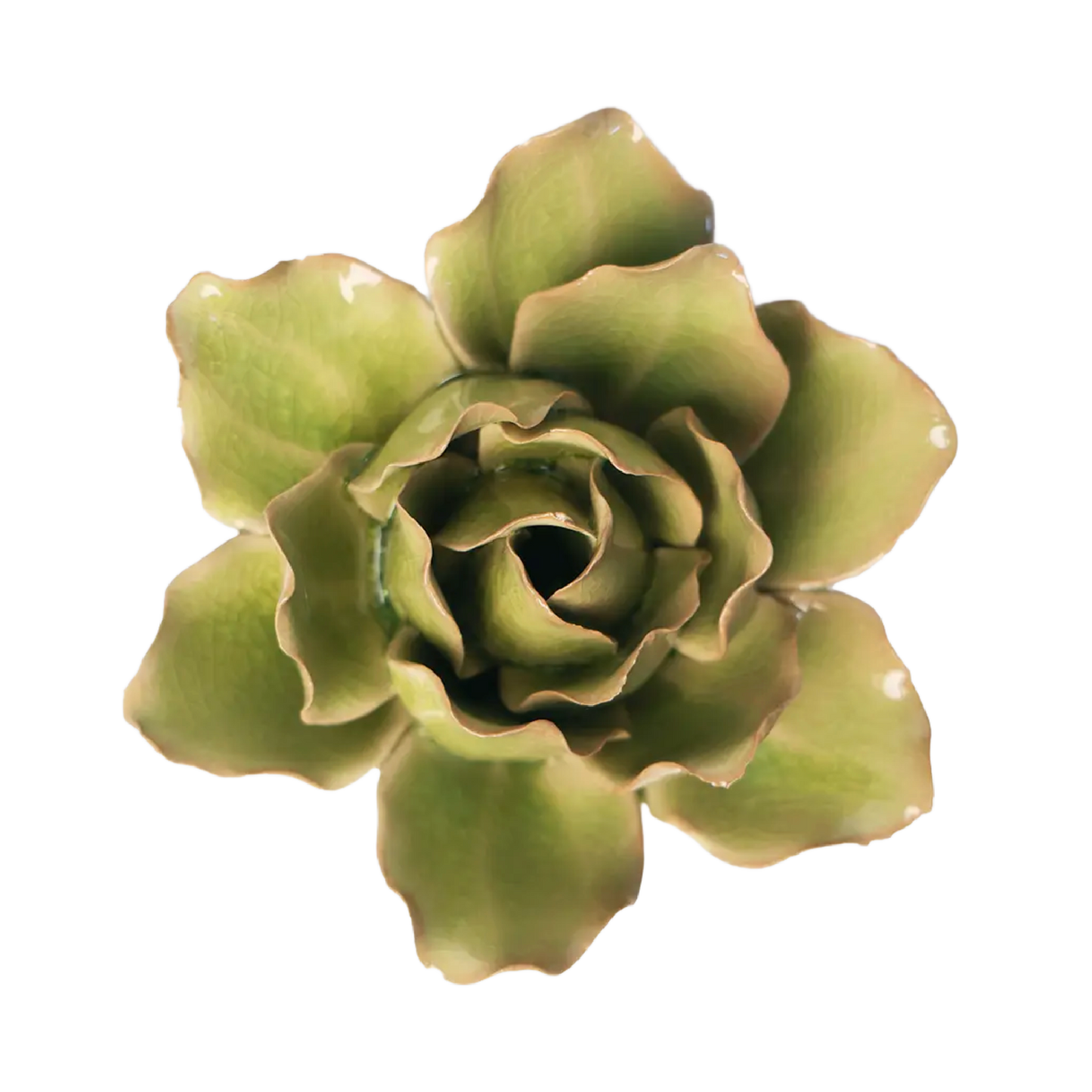 Peridot Stargazer Lily Pottery Flower